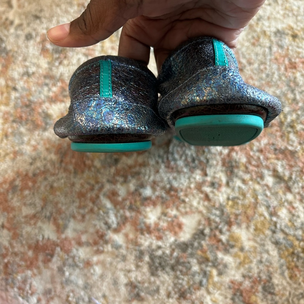 Tieks Blue Sparkle Flats - Picture 4 of 5